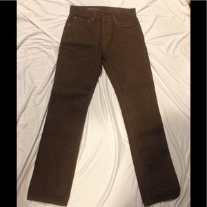 NWOT Brand New Gap Buttonfly Brown Jeans